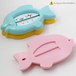 Termômetro De Banho Bebê Infantil Monitor Temperatura Da água - Peixe Rosa