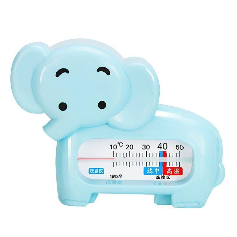Termômetro De Banho Bebê Infantil Monitor Temperatura Da água - Elefante Azul