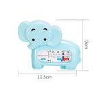 Termômetro De Banho Bebê Infantil Monitor Temperatura Da água - Elefante Azul