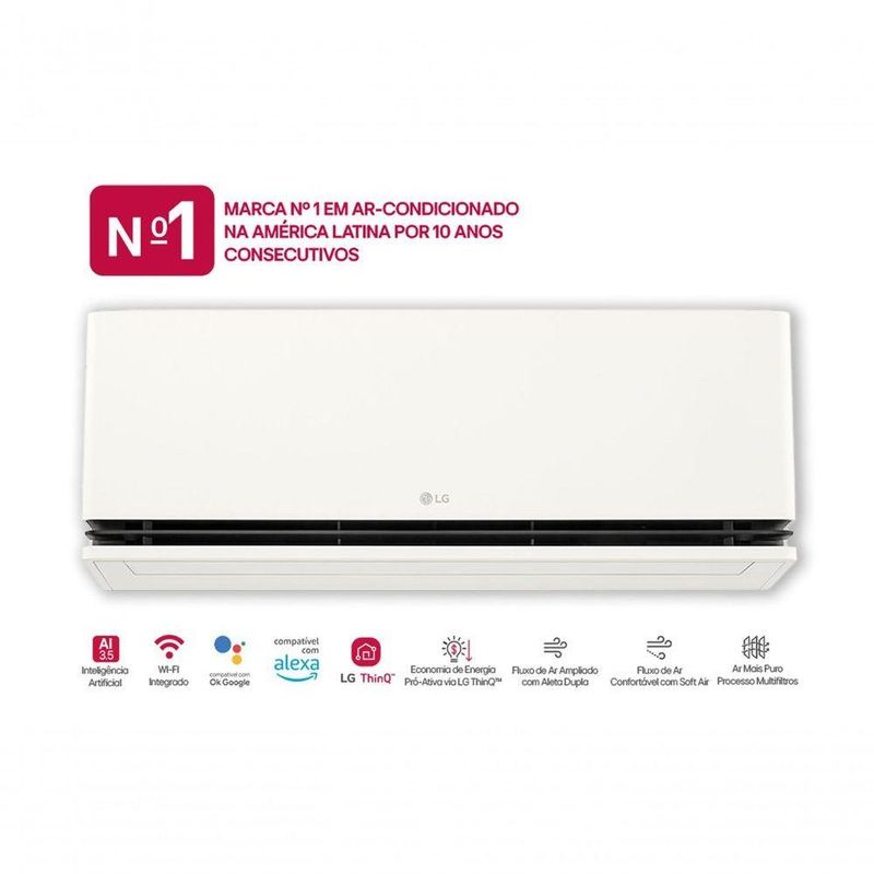 Ar Condicionado LG Dual Inverter AI Air 12000 BTU Quente/Frio 220V