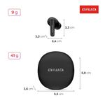 Fone de Ouvido Earbud Aiwa AWS-EB-04-B Bluetooth IPX4 ANC - 26 Horas de Bateria