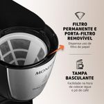 Cafeteira Elétrica Mondial Dolce Arome C-34ji-15x Cafeteira-220v-preto-inox