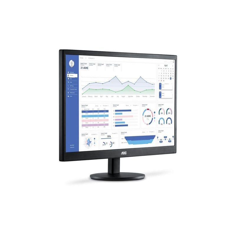 Monitor Aoc 18,5 Led Widescreen Vga Hdmi - E970swhnl