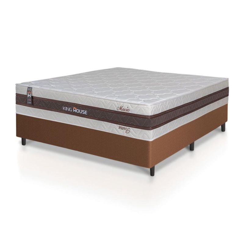 Cama Box Mali Molas Ensacadas Casal 138x188 King House