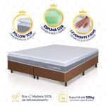 Cama Box Durban Espuma D28 King 193x203 Marrom King House