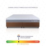 Cama Box Durban Espuma D28 King 193x203 Marrom King House