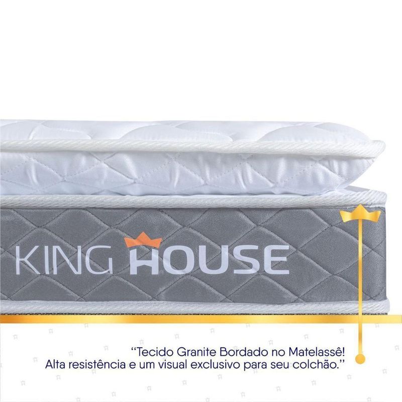 Cama Box Durban Espuma D28 King 193x203 Marrom King House