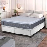 Cama Box Baú Argel Espuma D33 King 193x203 Branco King House