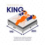 Cama Box Baú Argel Espuma D33 King 193x203 Branco King House