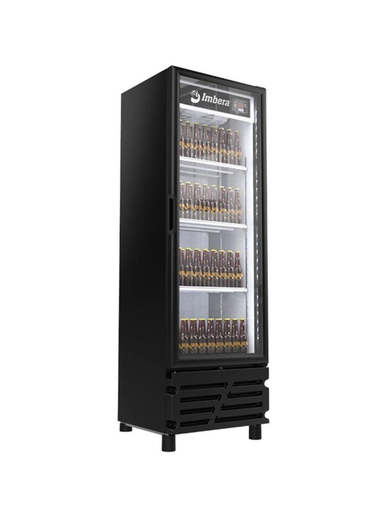 Cervejeira Imbera 485 Litros Porta De Vidro Preto CCV315 110V