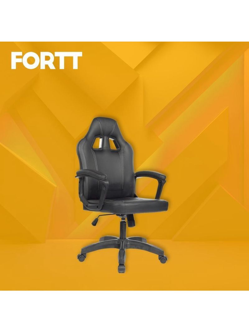 Cadeira Gamer Fortt Harbin Preta - Cgf022-p