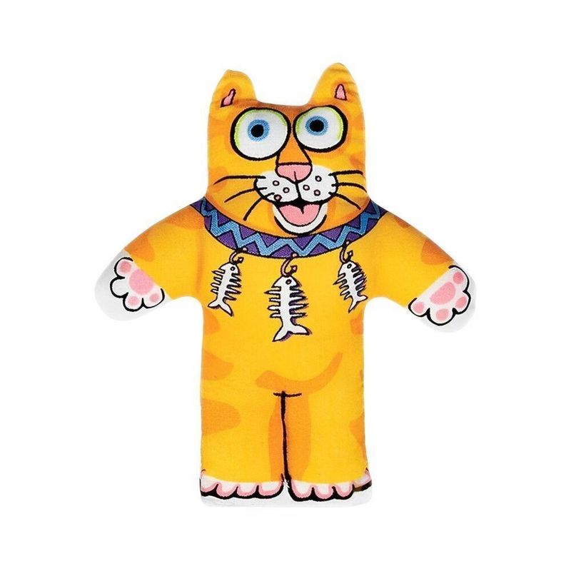 Brinquedo Kitten Little Para Gatos Com Catnip Divertido - Laranja
