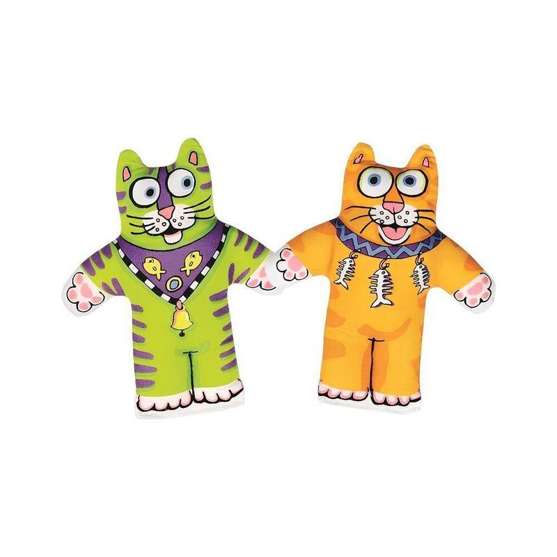 Brinquedo Kitten Little Para Gatos Com Catnip Divertido - Laranja