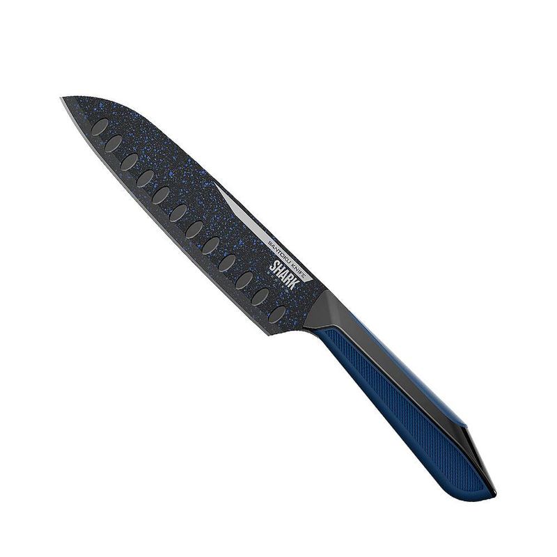 Conjunto de facas ichef polishop - shark series - special cut - blue duo