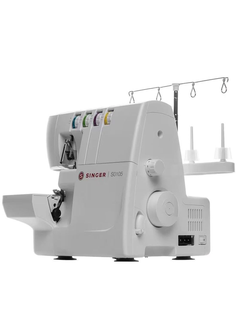 Máquina de costura overloque singer 6 pontos s0105 - branca