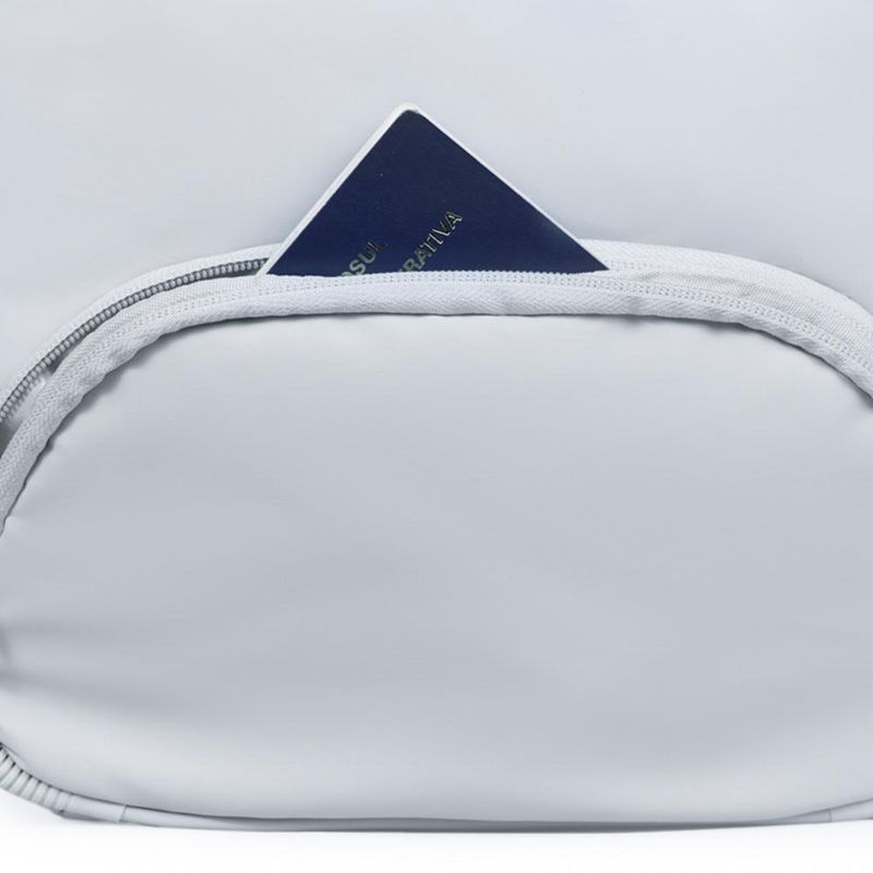 Bolsa de viagem esportiva puff cinza