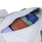 Bolsa de viagem esportiva puff cinza