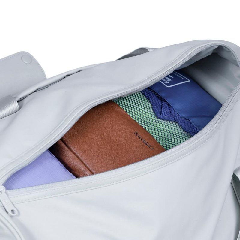Bolsa de viagem esportiva puff cinza