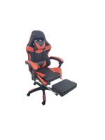 Cadeira Gamer Stillus Ergonômica Oficial Apoio De Pés Vermelho