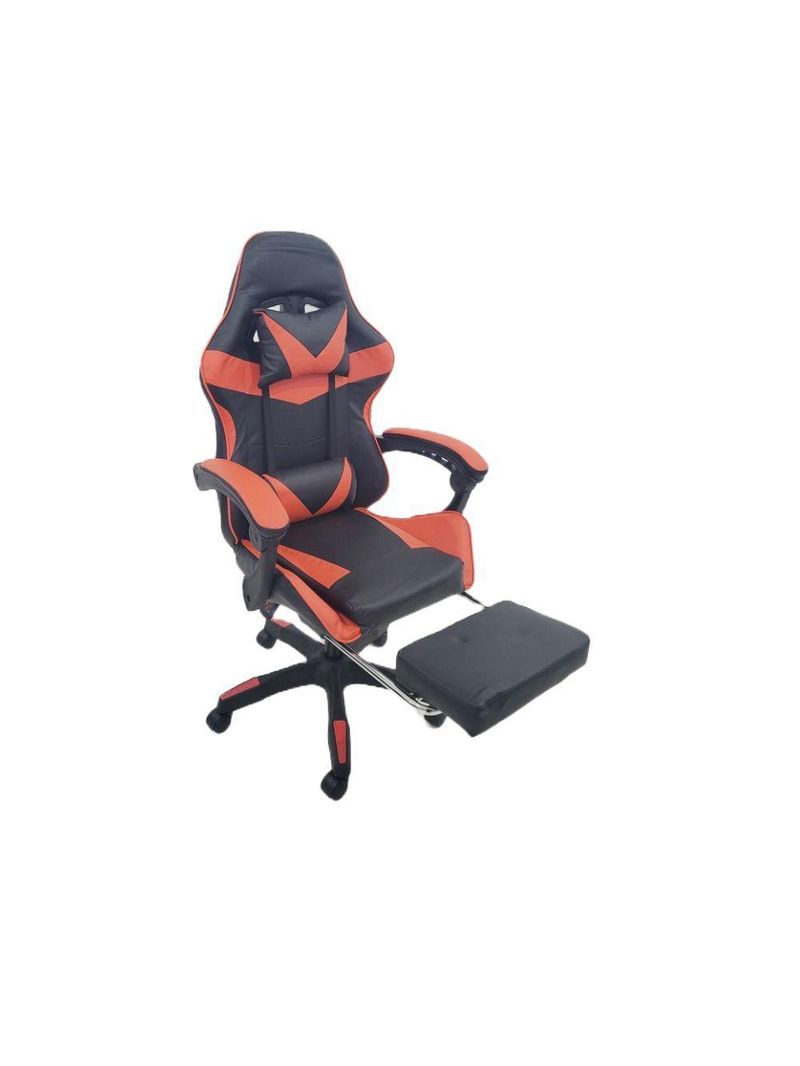 Cadeira Gamer Stillus Ergonômica Oficial Apoio De Pés Vermelho