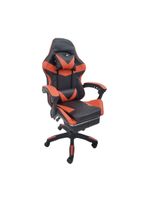 Cadeira Gamer Stillus Ergonômica Oficial Apoio De Pés Vermelho