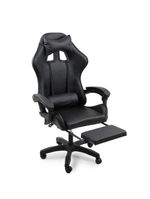 Cadeira Gamer Stillus Ergonômica Oficial Apoio De Pés Preto
