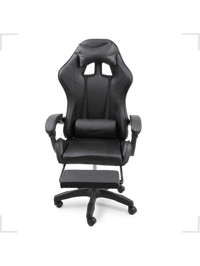 Cadeira Gamer Stillus Ergonômica Oficial Apoio De Pés Preto