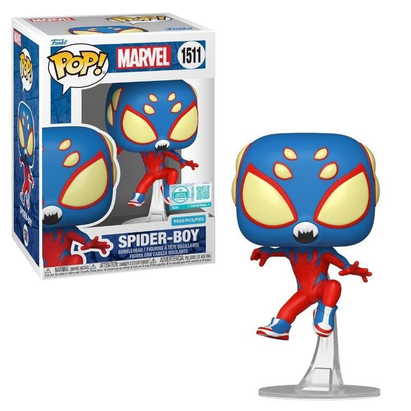 Boneco Funko Pop! Marvel Comics Spider-boy Com Presas