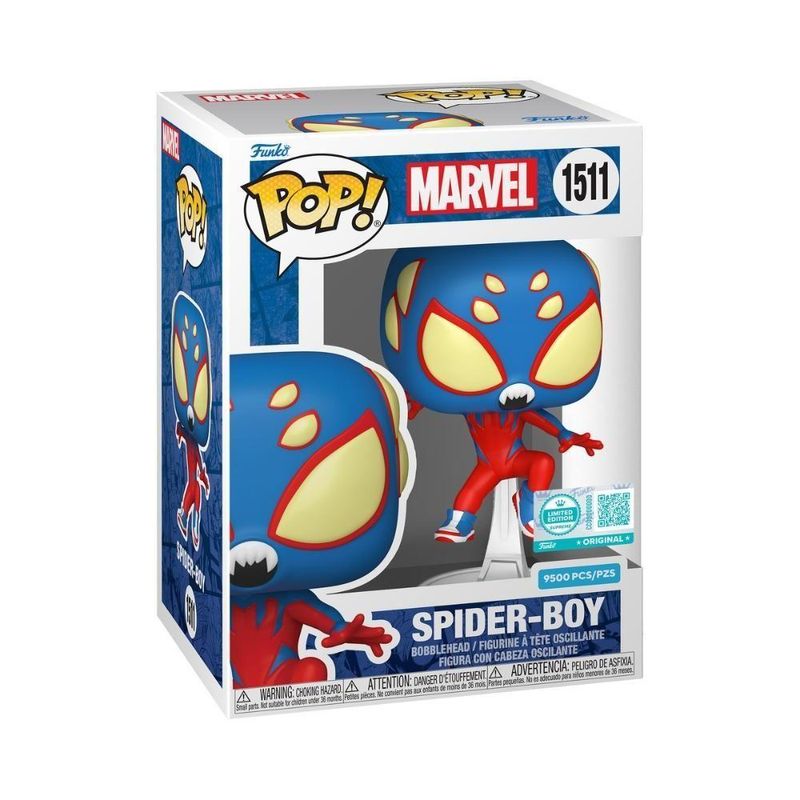 Boneco Funko Pop! Marvel Comics Spider-boy Com Presas
