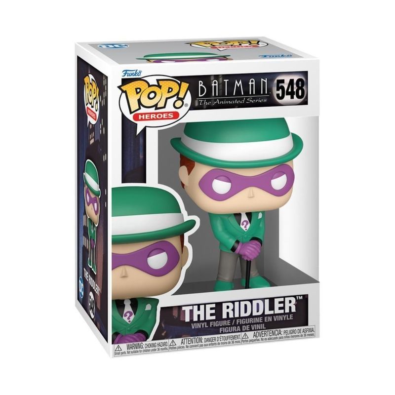 Boneco Funko Pop! Dc Comics Batman A Série Animada Charada