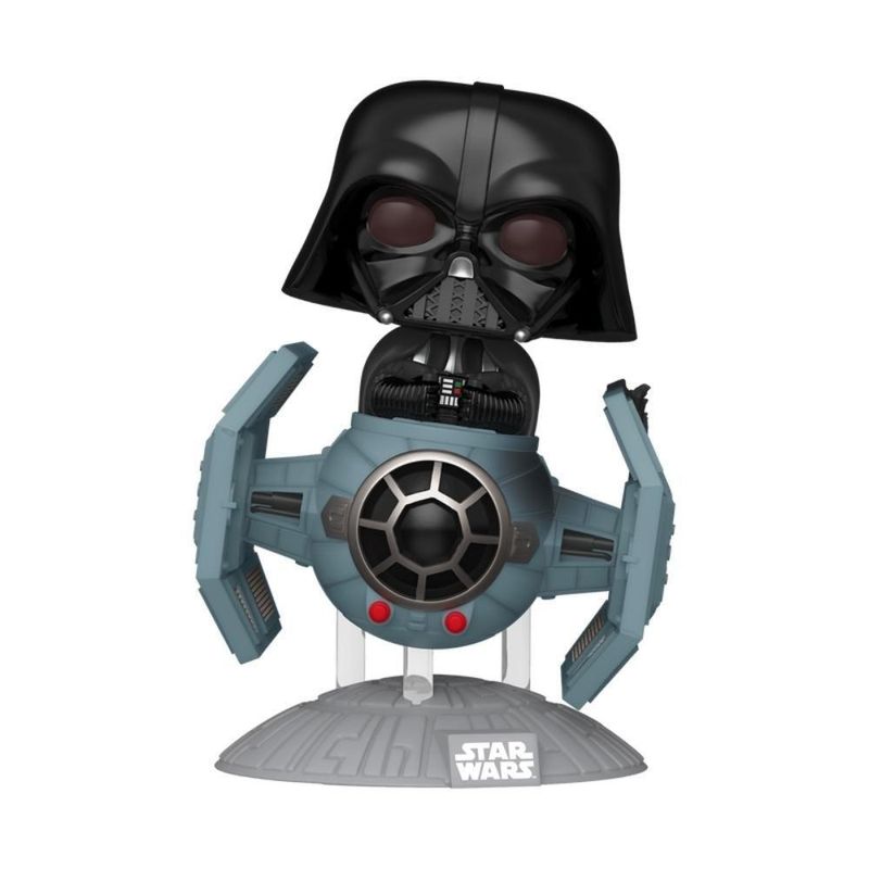 Boneco Funko Pop Ride Starwars Darth Vader E Tie Avançado X1
