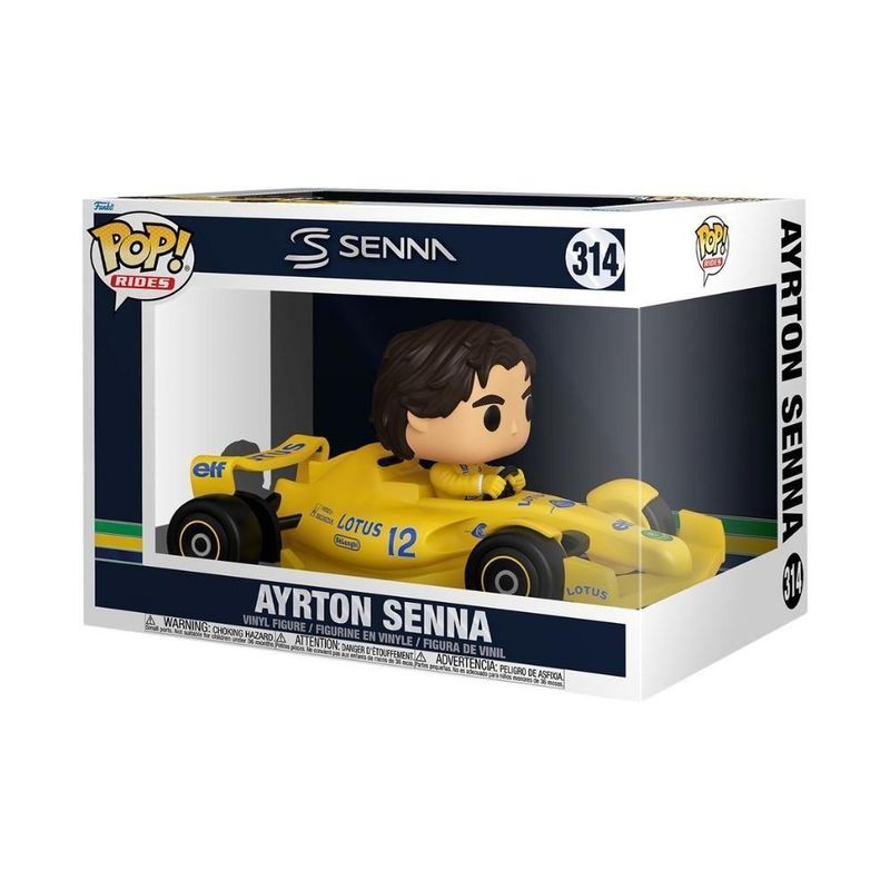 Boneco Funko Pop! Rides Deluxe Lotus - Ayrton Senna