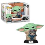 Boneco Funko Pop! Star Wars Mandalorian Grogu C/ Droidsmith