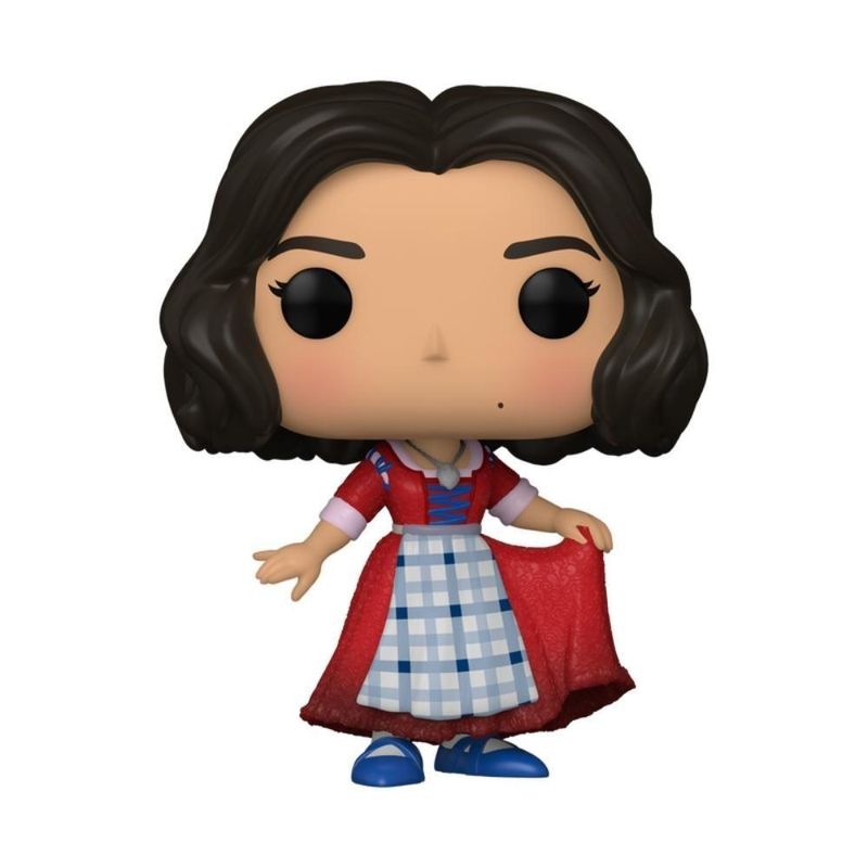 Boneco Funko Pop Disney Branca De Neve Branca Vestido Xadrez