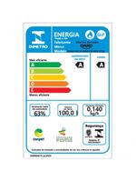 Fogão 5 Bocas Dako Magister Style Espelhado Com Mesa Inox Preto Bivolt