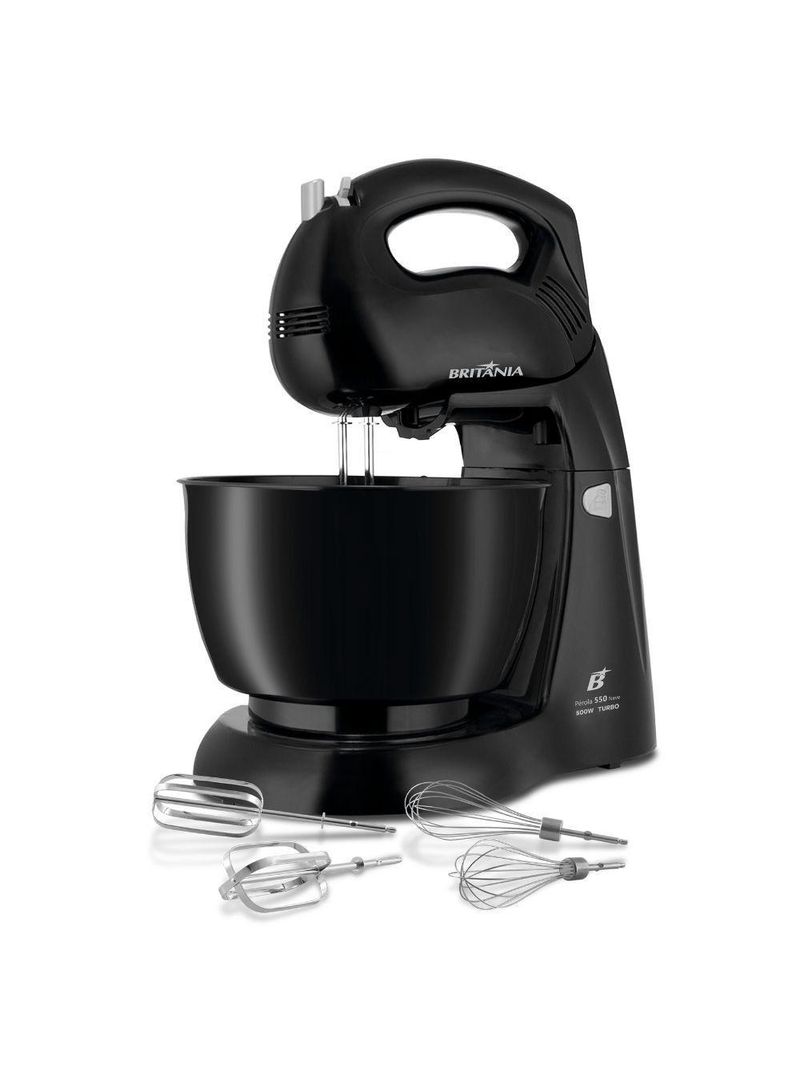 Batedeira Britânia Perola 550 Neve 4,3l 500w Preto 127 V