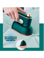 Mini Ferro De Passar Roupa Giratorio Portatil A Vapor Viagem