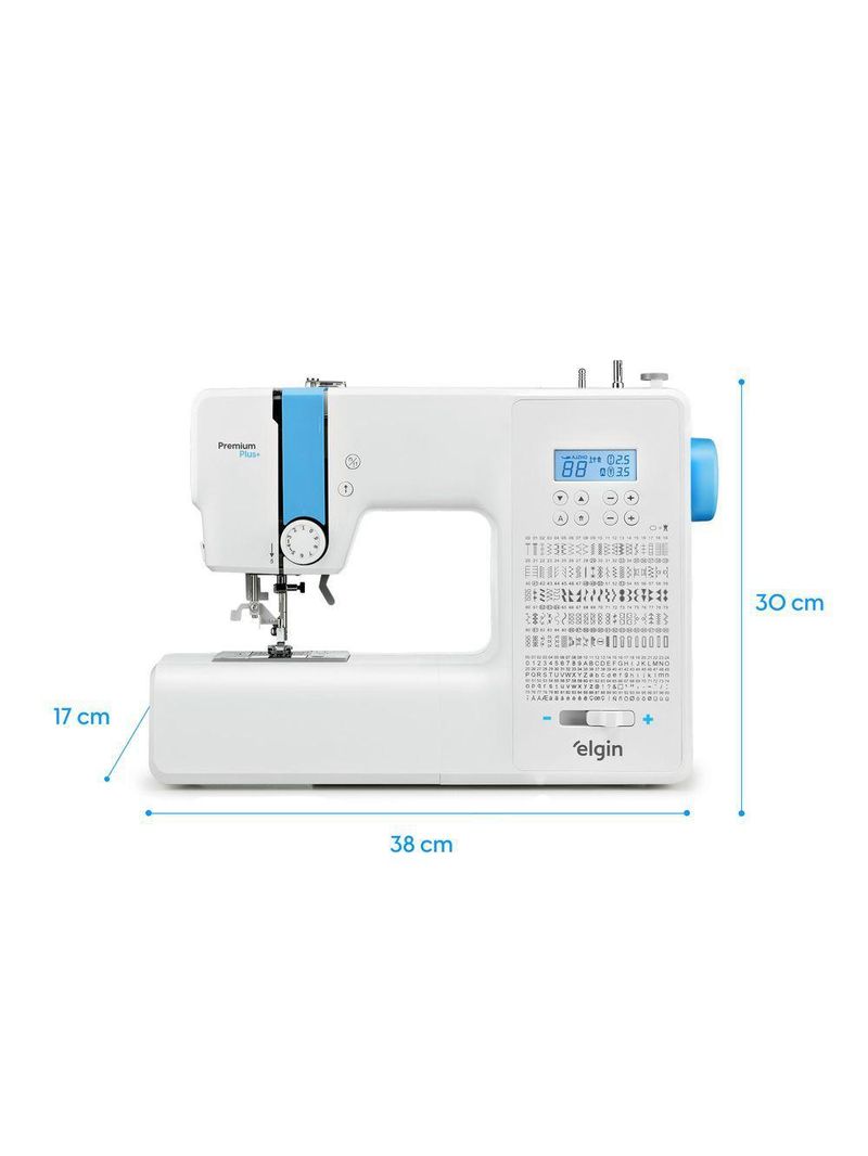 Máquina de Costura Eletrônica JX 11000 - 200 Pontos 1300 Combinações Bivolt
