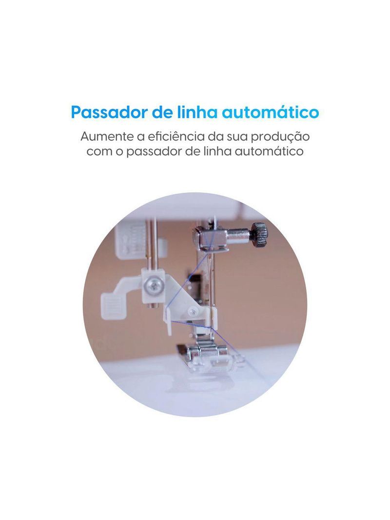 Máquina de Costura Eletrônica JX 11000 - 200 Pontos 1300 Combinações Bivolt