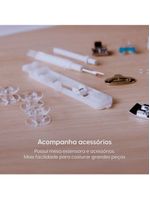 Máquina de Costura Eletrônica JX 11000 - 200 Pontos 1300 Combinações Bivolt