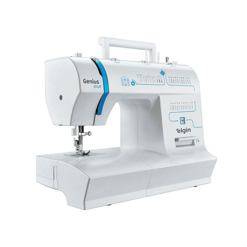 Máquina De Costura Genius Plus 31 Pontos Elgin 110V