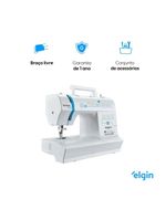 Máquina De Costura Genius Plus 31 Pontos Elgin 110V