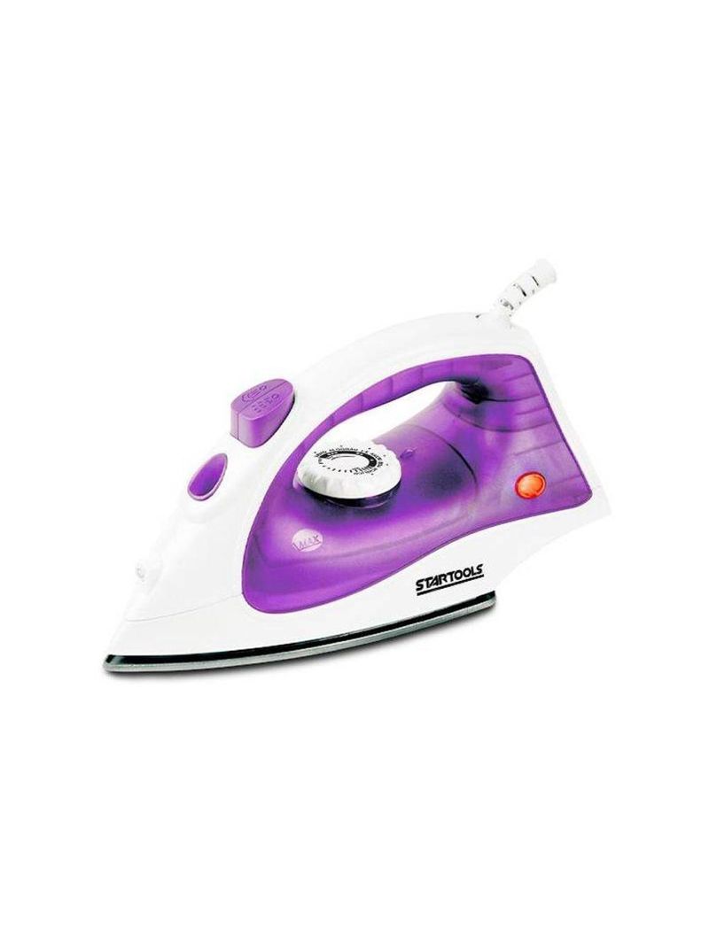 Ferro De Passar à Vapor Roxo Base Antiaderente 1500w 110V