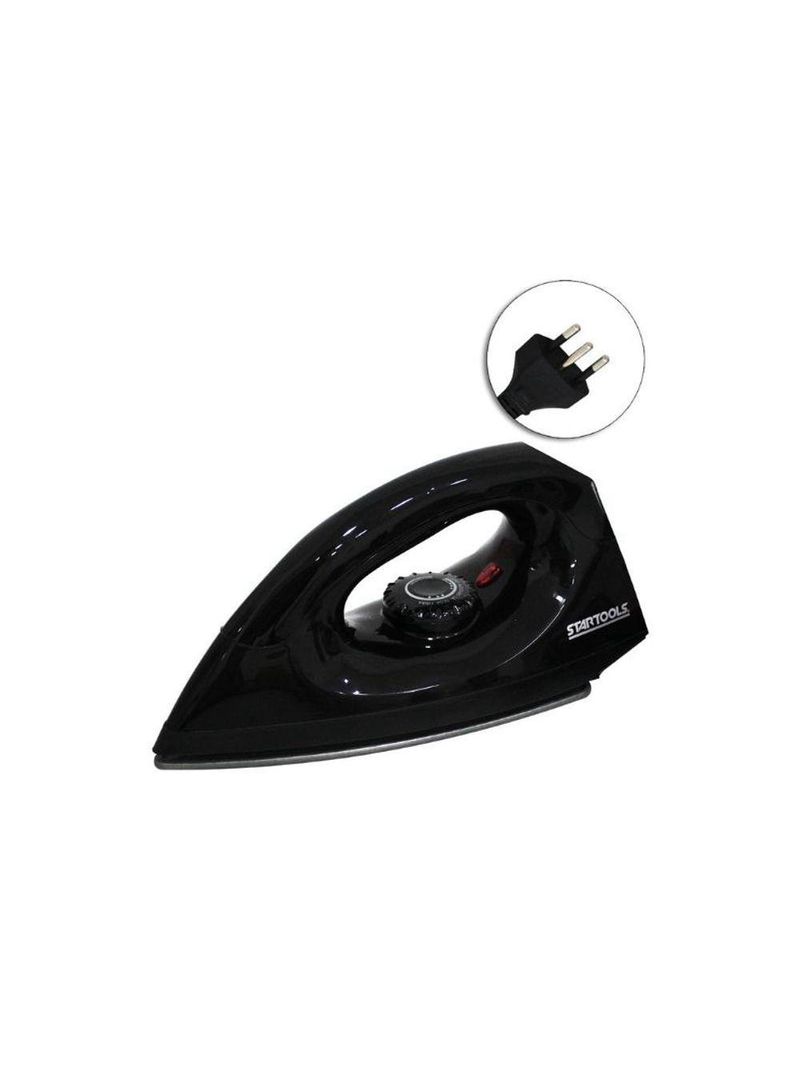Ferro De Passar à Seco Soft Preto Base Cerâmica 1000w 220V