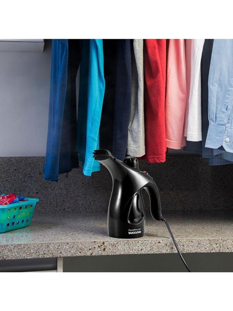 Passadeira De Roupas Jet Portátil Preta Suggar PV1000PT Bivolt