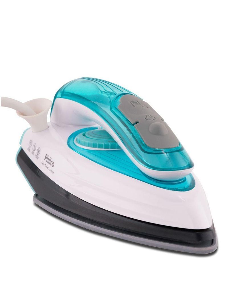 Ferro De Passar Roupas Travel Ceramic 1200w Philco Bivolt