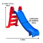 Kit Pula Pula 2,44m + Piscina De Bolinhas 1,00m + 500 Bolinhas + Escorregador Médio + Gangorra 1 L