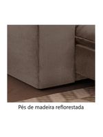 Sofá Retrátil E Reclinável Orion 2,50m 04 Lugares Txr Bege