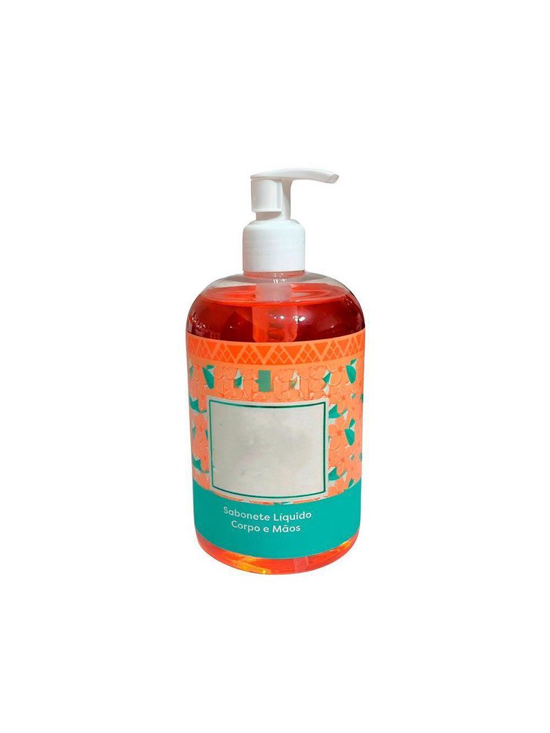 Sabonete Líquido Para Mãos E Corpo 500ml Com Aloe Vera Fragrância Tropical Pele Sensível