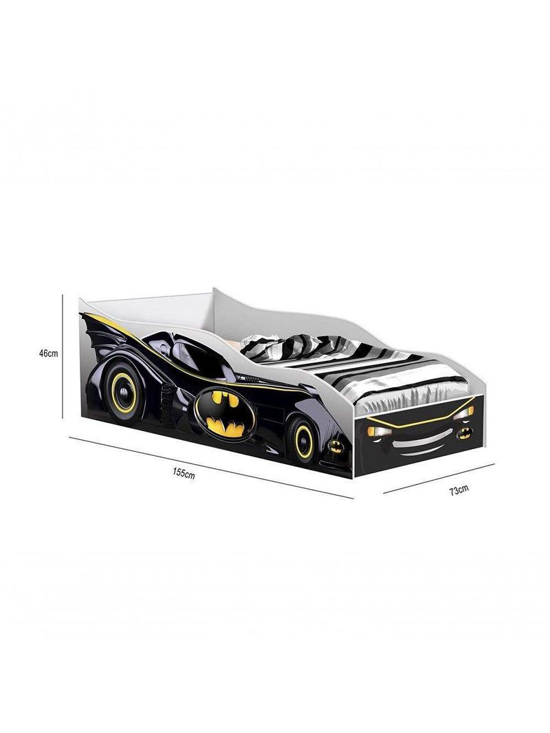 Cama Carro Infantil Black Com Colchão - Gabrielli Móveis